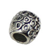 Europenan style Beads. Fashion jewelry findings.10x9mm, Hole size:5mm. Sold by KG