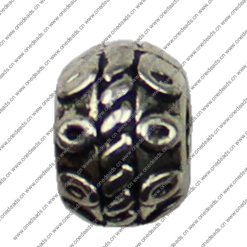 Europenan style Beads. Fashion jewelry findings.12x9mm, Hole size:5mm. Sold by KG