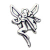 Pendant. Fashion Zinc Alloy jewelry findings. Angel 14x22mm. Sold by KG