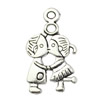 Pendant. Fashion Zinc Alloy jewelry findings. 27x15mm. Sold by KG
