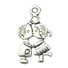 Pendant. Fashion Zinc Alloy jewelry findings. 27x15mm. Sold by KG