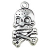 Pendant. Fashion Zinc Alloy jewelry findings. Skeleton 18x33mm. Sold by KG
