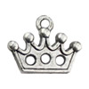 Pendant. Fashion Zinc Alloy jewelry findings. Crown 14x16mm. Sold by KG
