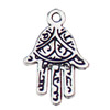 Pendant. Fashion Zinc Alloy jewelry findings. Hands 14x22mm. Sold by KG
