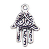 Pendant. Fashion Zinc Alloy jewelry findings. Hands 14x22mm. Sold by KG