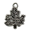 Pendant. Fashion Zinc Alloy jewelry findings. Leaf 16x21mm. Sold by KG
