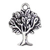 Pendant. Fashion Zinc Alloy jewelry findings. Tree 16x21mm. Sold by KG
