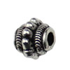 Beads. Fashion Zinc Alloy jewelry findings.7x8mm. Hole size:2mm. Sold by KG
