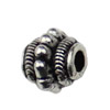 Beads. Fashion Zinc Alloy jewelry findings.7x8mm. Hole size:2mm. Sold by KG