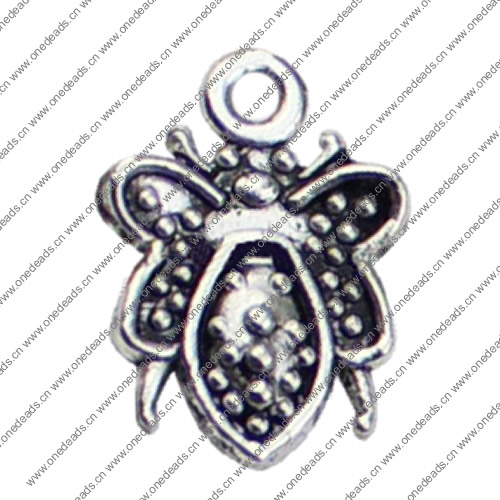 Pendant. Fashion Zinc Alloy jewelry findings. Animal 10x14mm. Sold by KG