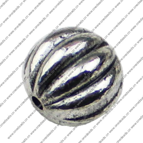 Beads. Fashion Zinc Alloy jewelry findings.11x12mm. Hole size:2mm. Sold by KG