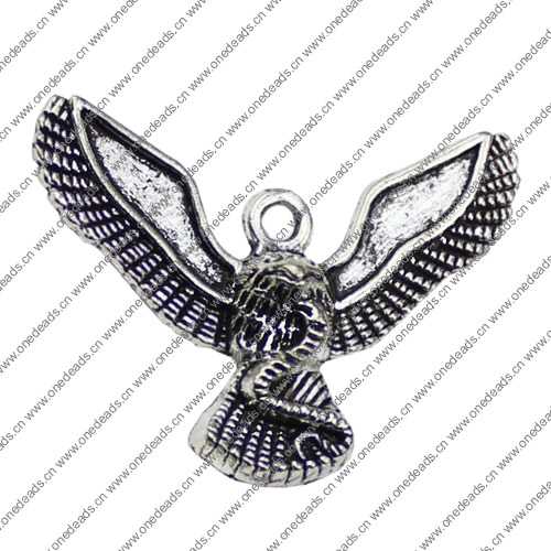 Pendant. Fashion Zinc Alloy jewelry findings. Animal 37x31mm. Sold by KG