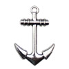 Pendant. Fashion Zinc Alloy jewelry findings. Anchor 19x28mm. Sold by KG
