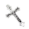 Pendant. Fashion Zinc Alloy jewelry findings. Cross 42x32mm. Sold by KG
