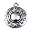 Pendant. Fashion Zinc Alloy jewelry findings. 19x23mm. Sold by KG

