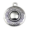 Pendant. Fashion Zinc Alloy jewelry findings. 19x23mm. Sold by KG