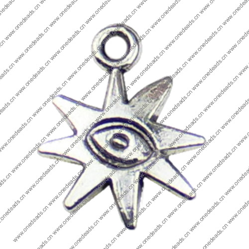 Pendant. Fashion Zinc Alloy jewelry findings. 15x19mm. Sold by KG