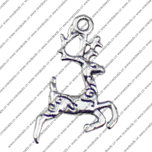 Pendant. Fashion Zinc Alloy jewelry findings. Animal 15x20mm. Sold by KG