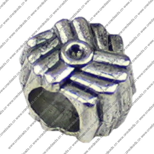 Europenan style Beads. Fashion jewelry findings. 11x9mm, Hole size:5mm. Sold by KG