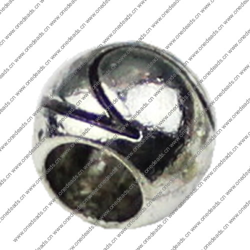 Europenan style Beads. Fashion jewelry findings. 9.5x8mm, Hole size:5mm. Sold by KG