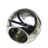 Europenan style Beads. Fashion jewelry findings. 9.5x8mm, Hole size:5mm. Sold by KG
