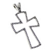 Pendant. Fashion Zinc Alloy jewelry findings. Cross 70x41mm. Sold by KG

