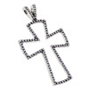 Pendant. Fashion Zinc Alloy jewelry findings. Cross 70x41mm. Sold by KG