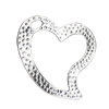 Pendant. Fashion Zinc Alloy jewelry findings. Heart 58x64mm. Sold by KG
