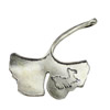 Pendant. Fashion Zinc Alloy jewelry findings. Leaf 46x32mm. Sold by KG
