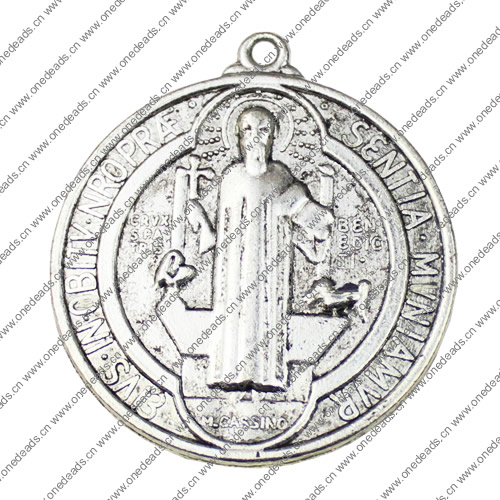 Pendant. Fashion Zinc Alloy jewelry findings.46.5x51mm. Sold by KG