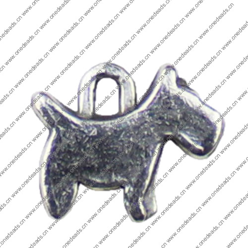 Pendant. Fashion Zinc Alloy jewelry findings. Animal 15x13mm. Sold by KG
