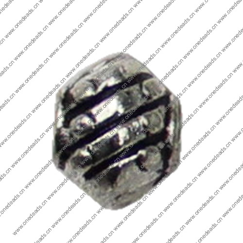 Beads. Fashion Zinc Alloy jewelry findings. 5.5x7mm. Hole size:2mm. Sold by KG
