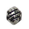 Beads. Fashion Zinc Alloy jewelry findings. 5.5x7mm. Hole size:2mm. Sold by KG
