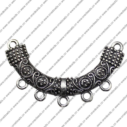 Connector. Fashion Zinc Alloy Jewelry Findings.47x11.5mm. Sold by KG  