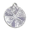 Pendant. Fashion Zinc Alloy jewelry findings. 25x22mm. Sold by KG
