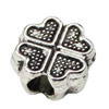 Europenan style Beads. Fashion jewelry findings. 13x13mm, Hole size:4mm. Sold by KG

