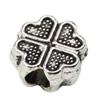 Europenan style Beads. Fashion jewelry findings. 13x13mm, Hole size:4mm. Sold by KG