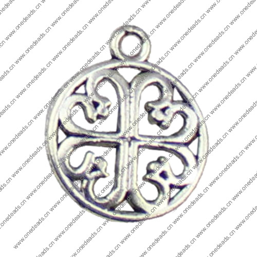 Pendant. Fashion Zinc Alloy jewelry findings. 18x15mm. Sold by KG