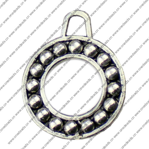 Pendant. Fashion Zinc Alloy jewelry findings.23x18mm. Sold by KG