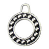 Pendant. Fashion Zinc Alloy jewelry findings.23x18mm. Sold by KG
