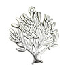 Pendant. Fashion Zinc Alloy jewelry findings. Tree 30x25mm. Sold by KG
