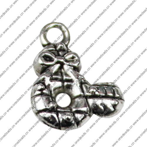 Pendant. Fashion Zinc Alloy jewelry findings. 20x15mm. Sold by KG