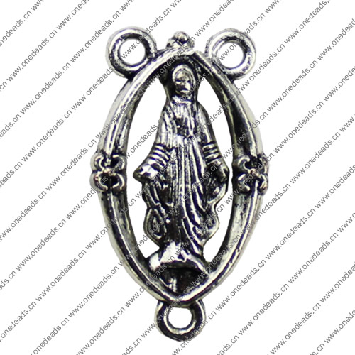 Connector. Fashion Zinc Alloy Jewelry Findings.25x14mm. Sold by KG  