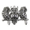 Pendant. Fashion Zinc Alloy jewelry findings. Animal 55x39mm. Sold by KG