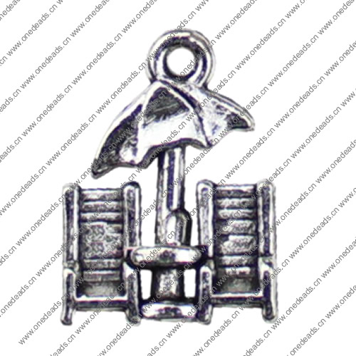 Pendant. Fashion Zinc Alloy jewelry findings. 14.5x20mm. Sold by KG