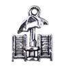 Pendant. Fashion Zinc Alloy jewelry findings. 14.5x20mm. Sold by KG

