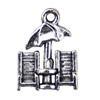 Pendant. Fashion Zinc Alloy jewelry findings. 14.5x20mm. Sold by KG