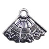 Pendant. Fashion Zinc Alloy jewelry findings. 29x23mm. Sold by KG
