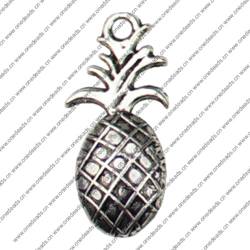 Pendant. Fashion Zinc Alloy jewelry findings. Tower 24x9mm. Sold by KG