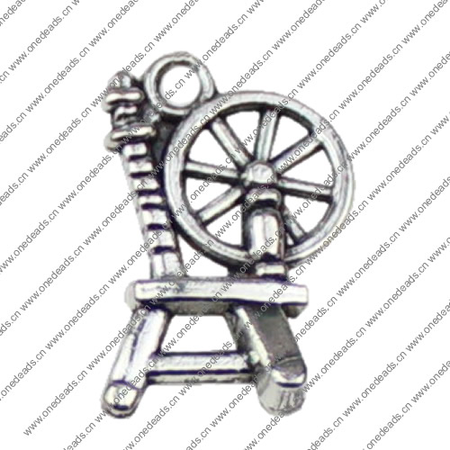 Pendant. Fashion Zinc Alloy jewelry findings.19.5x12mm. Sold by KG